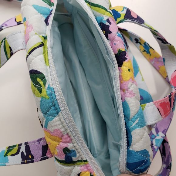 Vera Bradley Gorgeous Spring Satchel Crossbody Bag / Purse; Approx. 5 x 10 x 4 - Picture 4 of 9